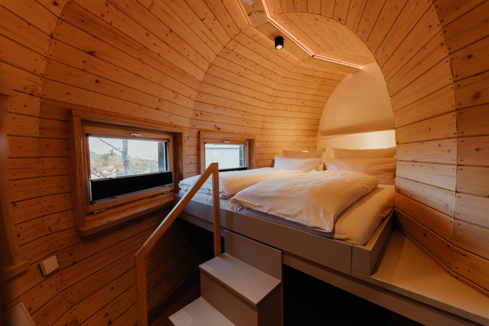 Vacaciones en casa en el árbol en el Harz: 14 casas entre las copas
